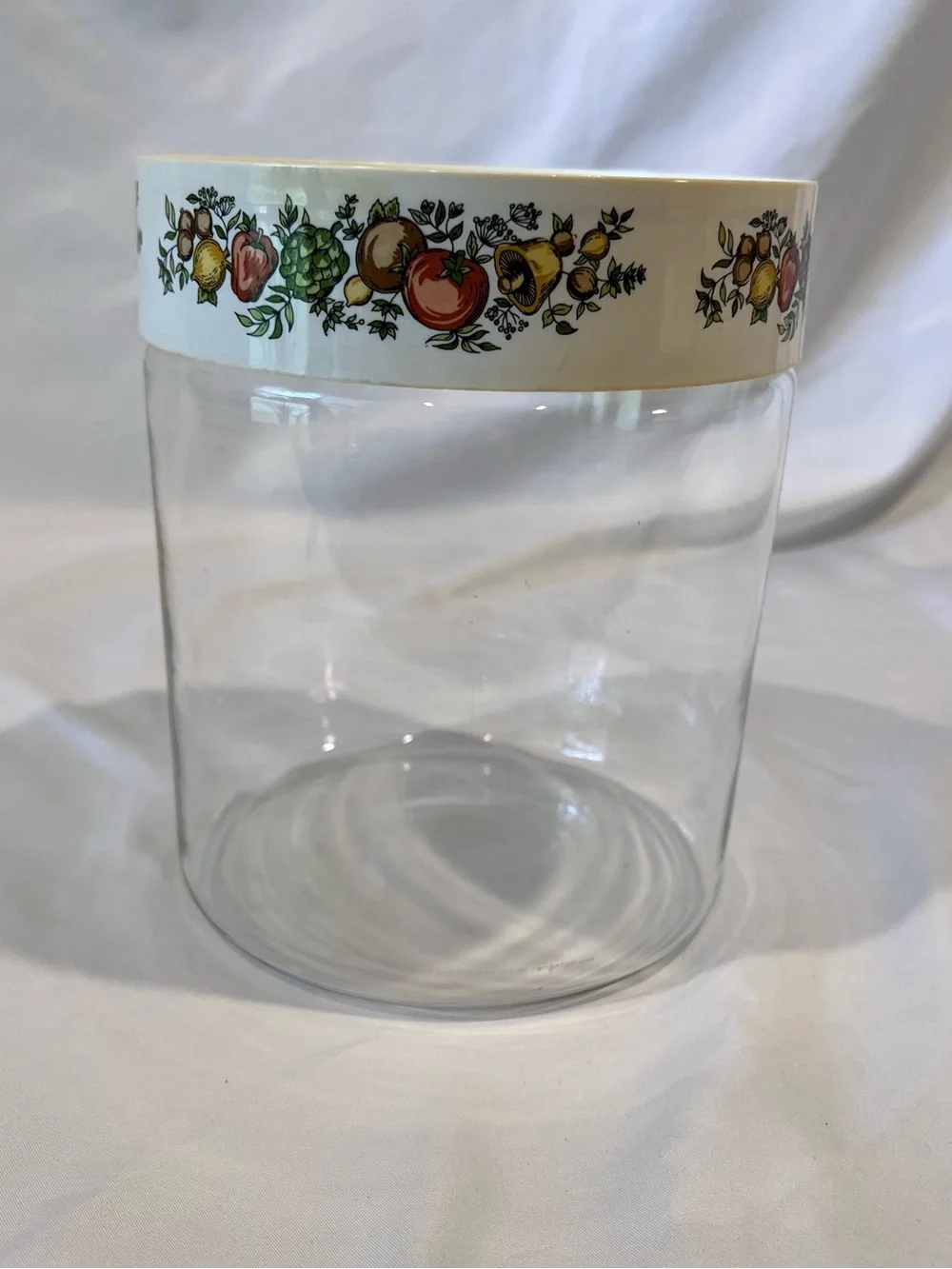 Vintage Pyrex Spice of Life Glass Store N See Canister